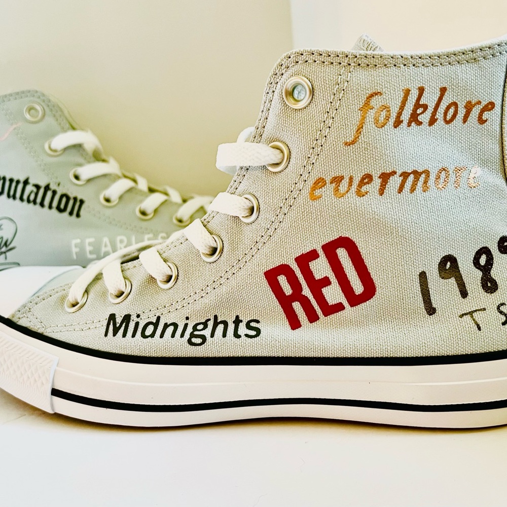 Taylor Swift Shoes Custom Converse Album covers - Picture 10 of 11